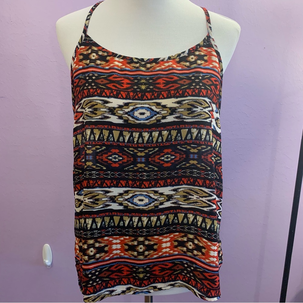 Windsor aztec print tank